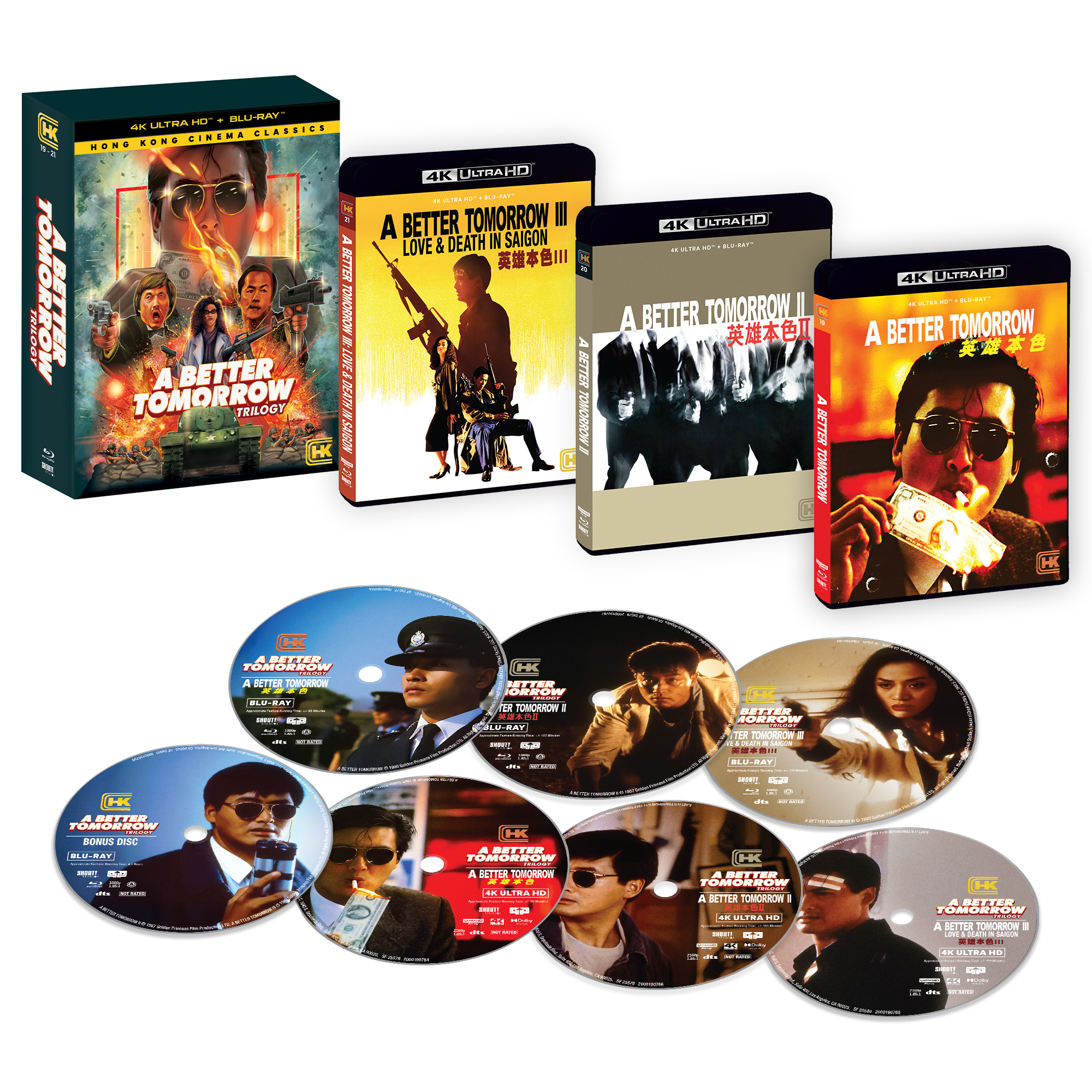 A Better Tomorrow Trilogy + Exclusive Poster - Shout! Factory