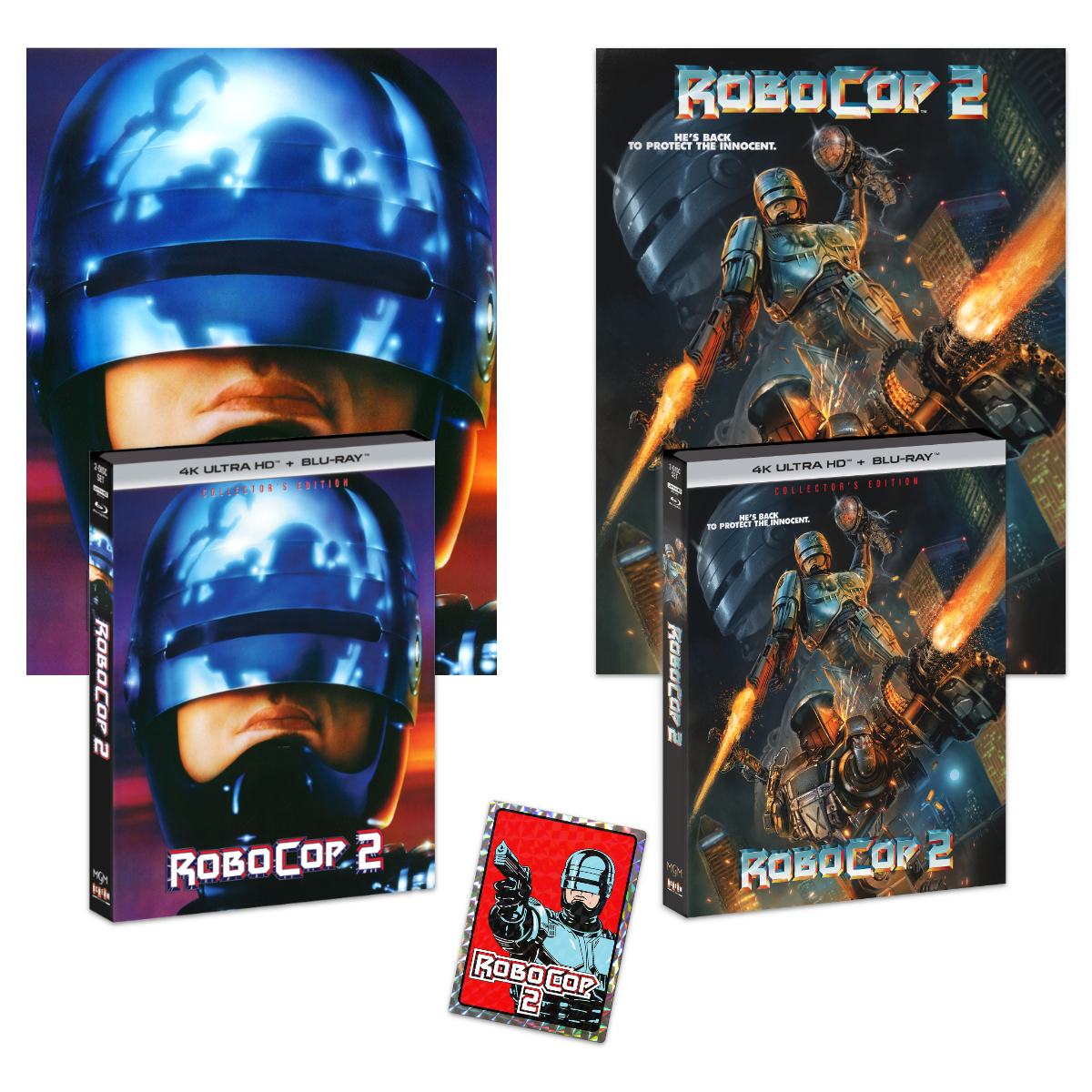 RoboCop 2 [Collector's Edition] + Exclusive Slipcover + 2 Exclusive Posters + Exclusive Prism Sticker - Shout! Factory