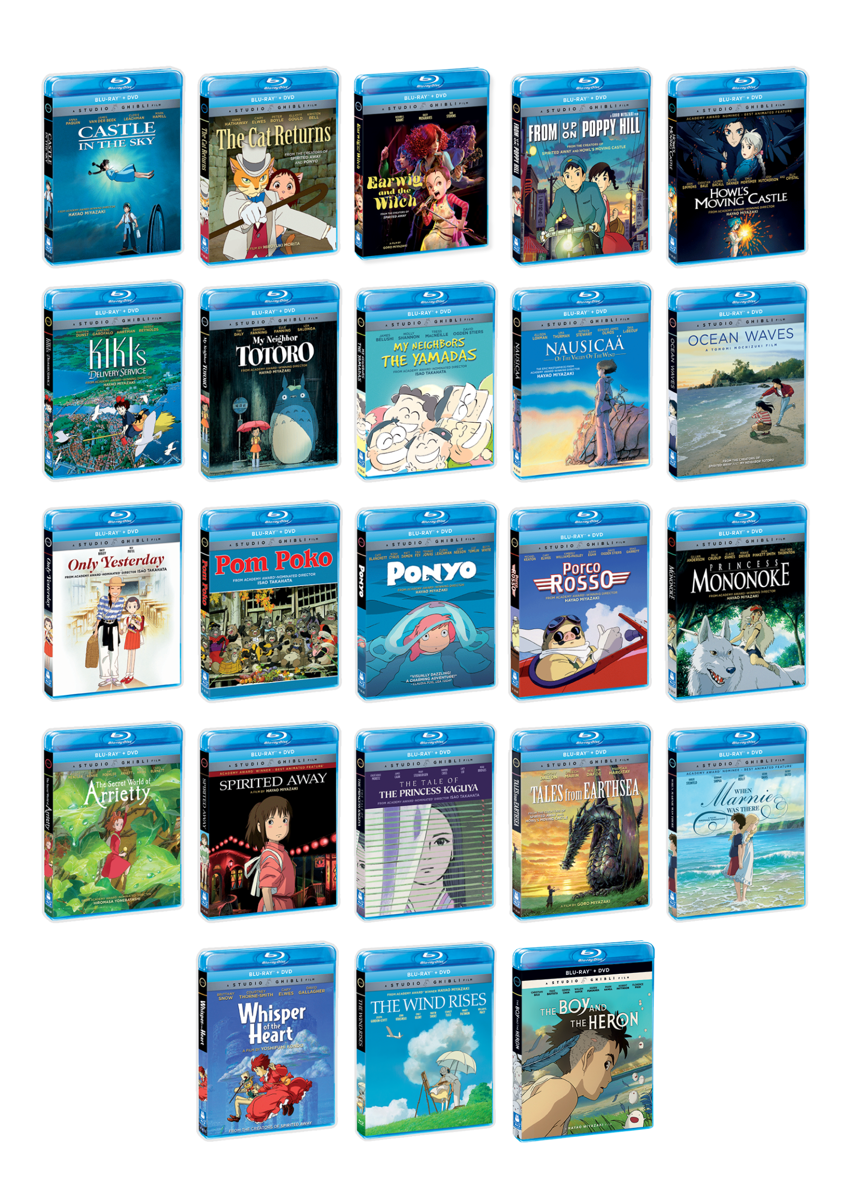 The World Of Studio Ghibli Blu-ray 23-Film Bundle - Shout! Factory