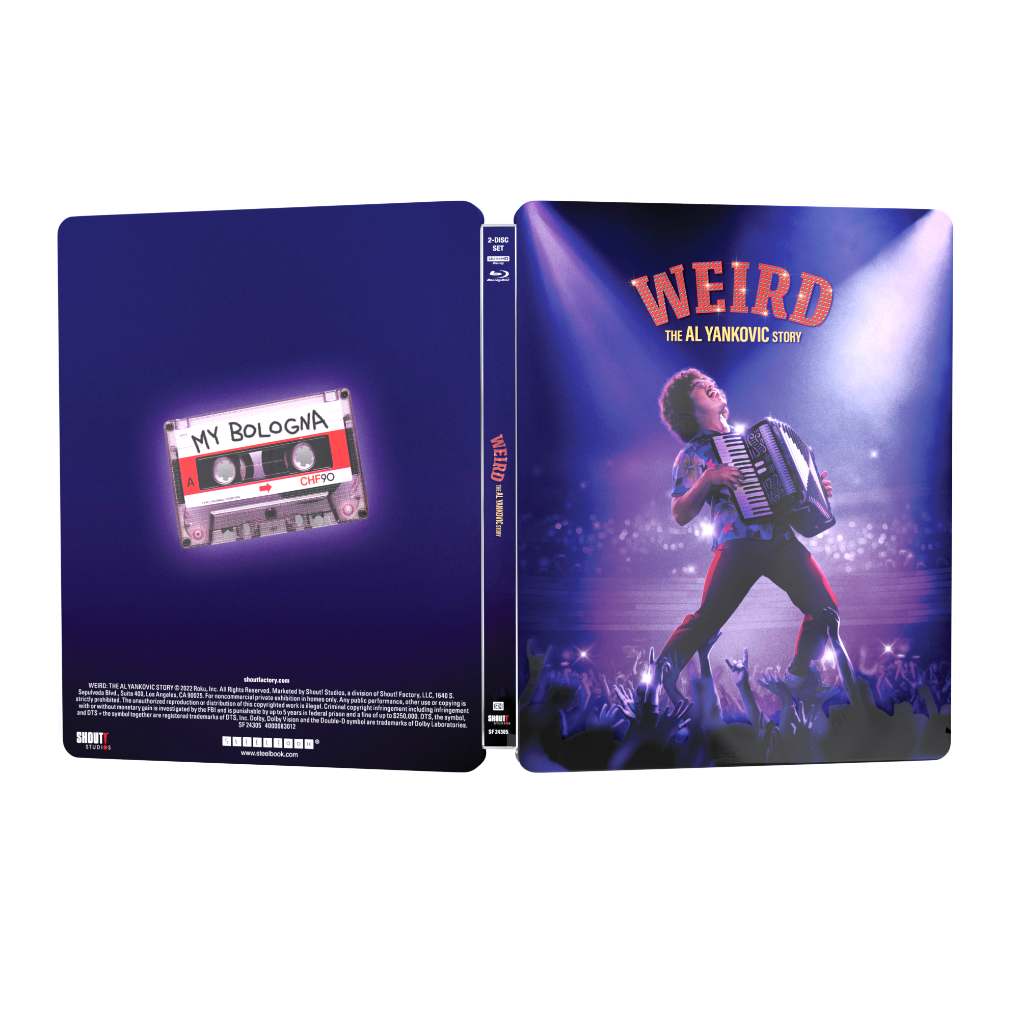Weird: The Al Yankovic Story [Limited Edition Steelbook] - Shout! Factory