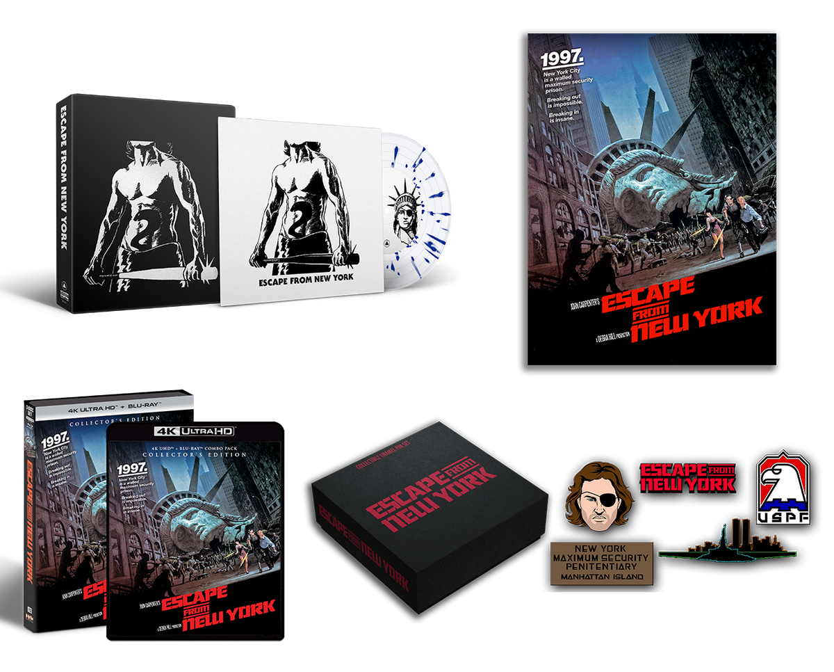 Escape From New York [Collector's Edition] + Vinyl + Enamel Pin