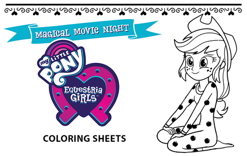 Discover My Little Pony Equestria Girls Coloring Pages