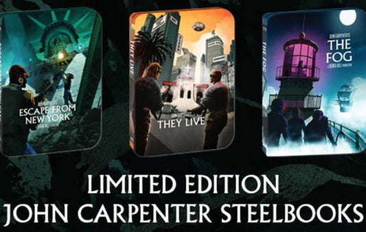 Limited Edition Scream Factory Steelbooks