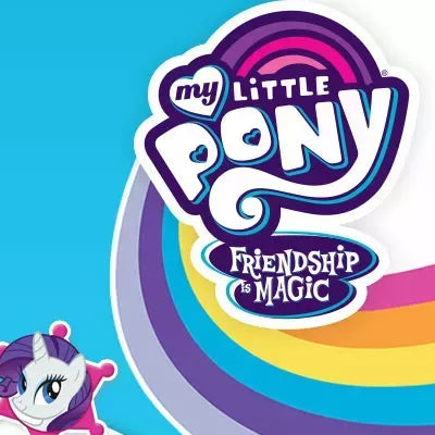My Little Pony Desktop Banner Image with Multiple Character Friendship is Magic