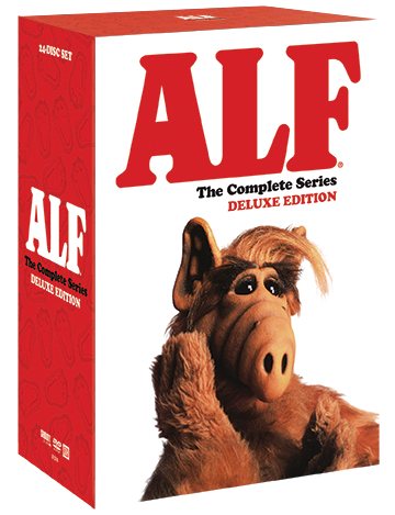 ALF: The Complete Series [Deluxe Edition] + Poster + Prism Sticker + Tabby Vinyl + Enamel Pins + Lunch Box + Melmac Rock - Shout! Factory