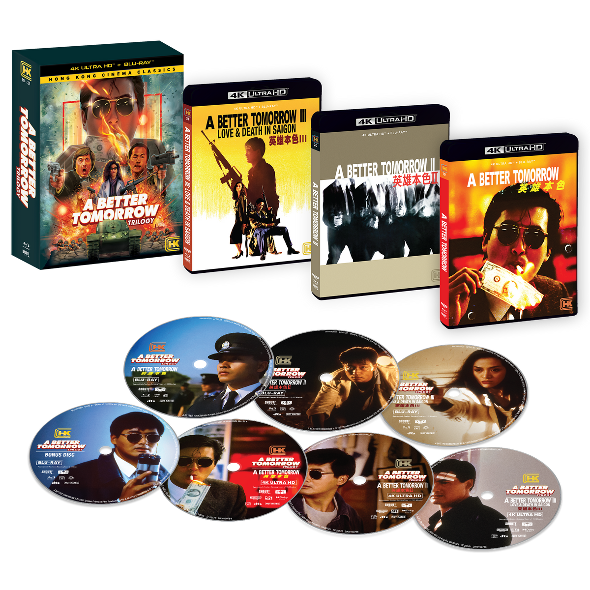 A Better Tomorrow Trilogy + Exclusive Poster - Shout! Factory
