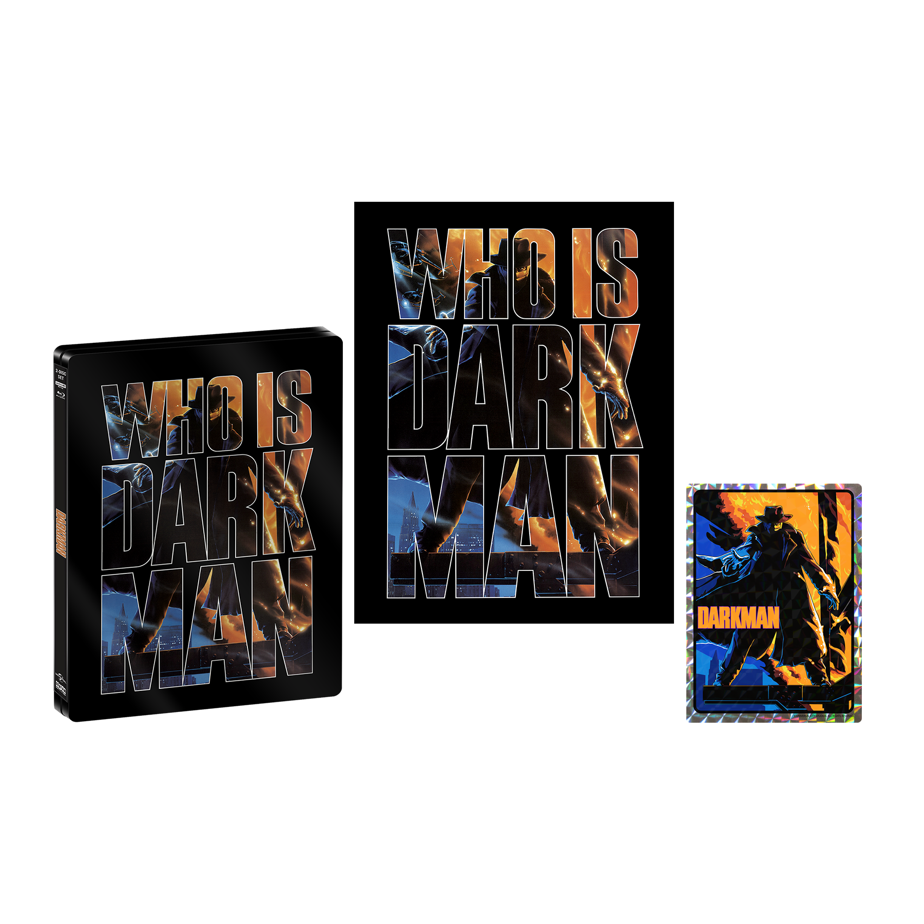 Darkman [Limited Edition Steelbook] + Prism Sticker + Poster – Shout!  Factory