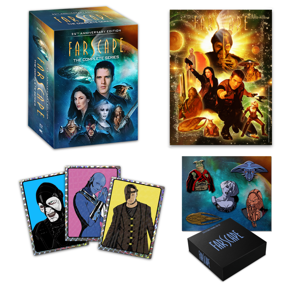Farscape: The Complete Series [25th Anniversary Edition] + 3 Prism Stickers + Poster + Enamel Pin Set - Shout! Factory
