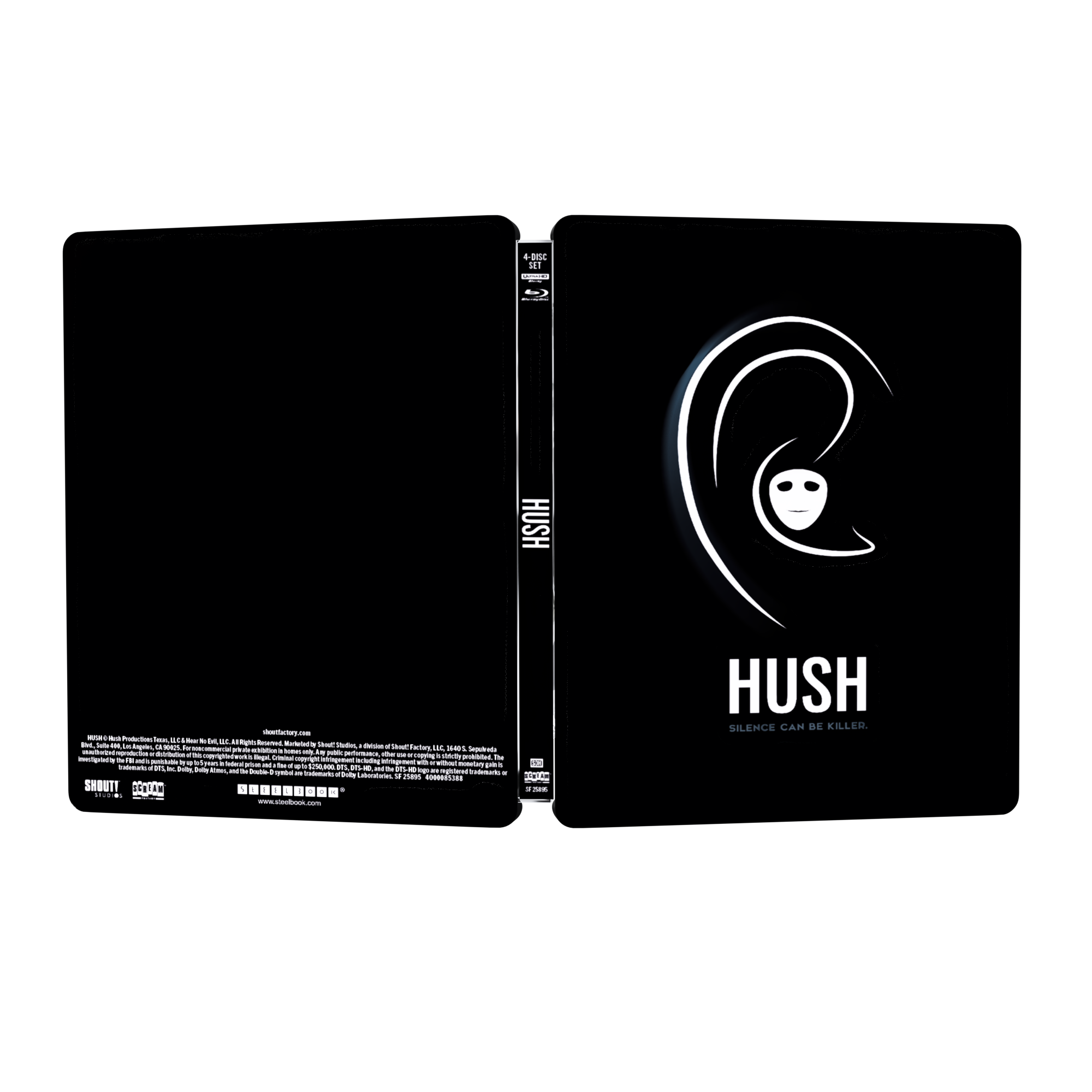 Hush [Limited Edition Steelbook] - Shout! Factory