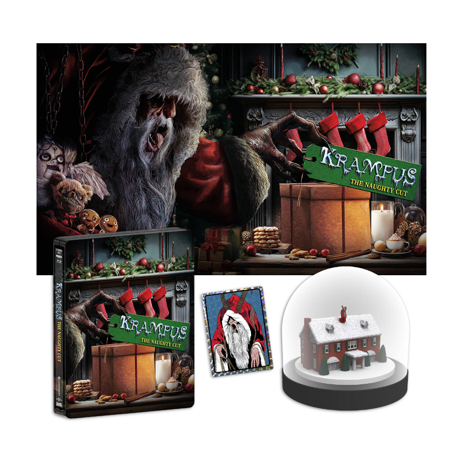 Krampus: The Naughty Cut (Limited Edition Steelbook) + Poster + Prism Sticker + Snow Globe