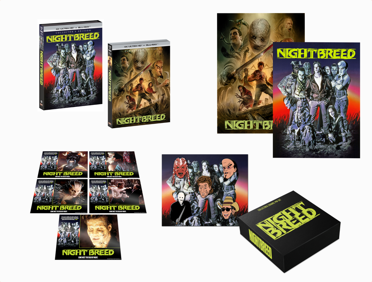 Nightbreed [Collector's Edition] + 2 Posters + Slipcover + Lobby Cards + Enamel Pin Set - Shout! Factory