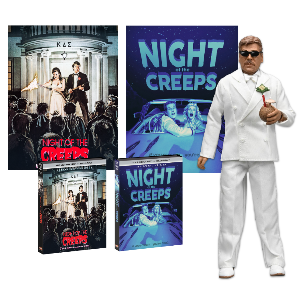 Night Of The Creeps [Collector's Edition] + Exclusive NECA Figure + Exclusive Slipcover + 2 Exclusive Posters