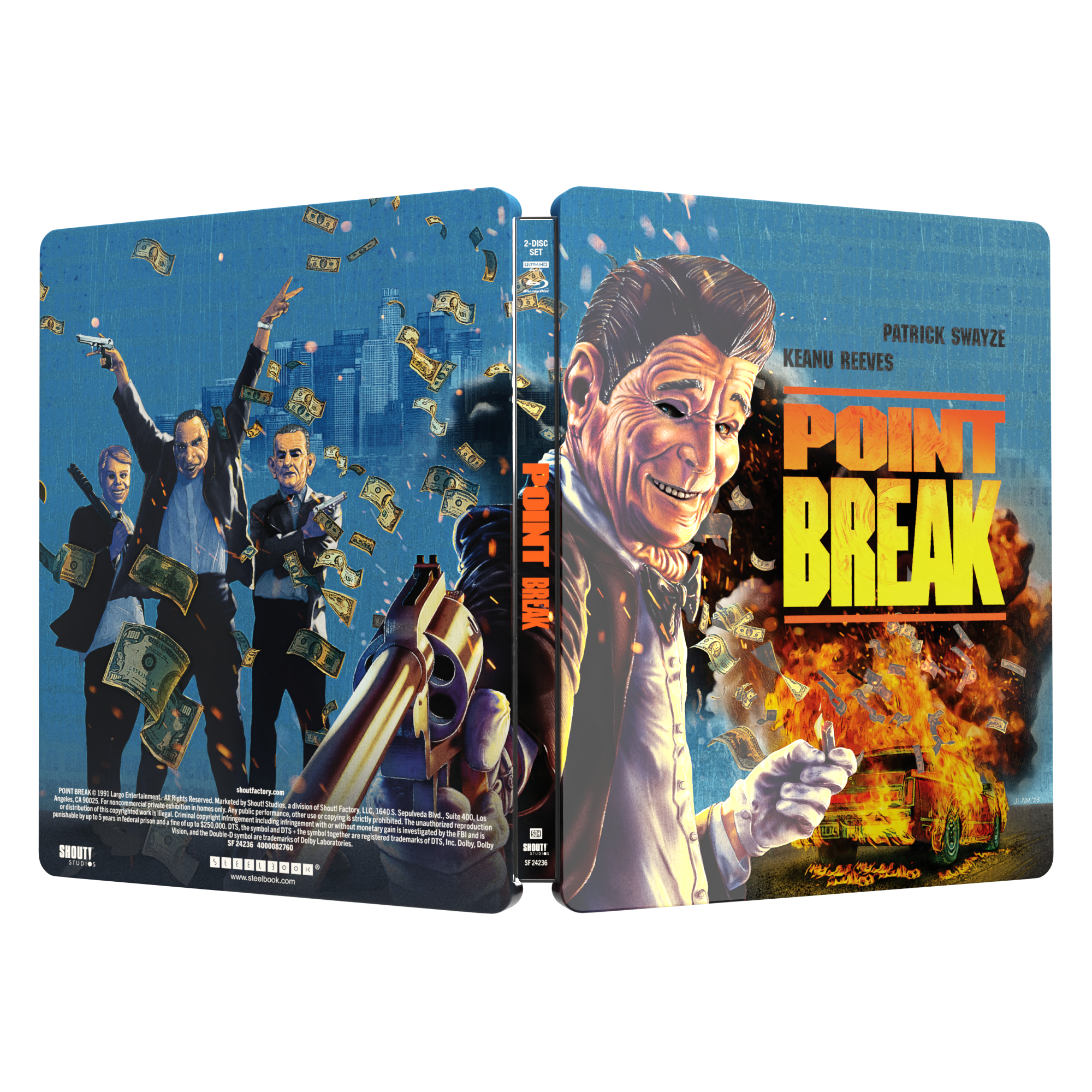 Point Break [Limited Edition Steelbook] + Exclusive Poster - Shout! Factory