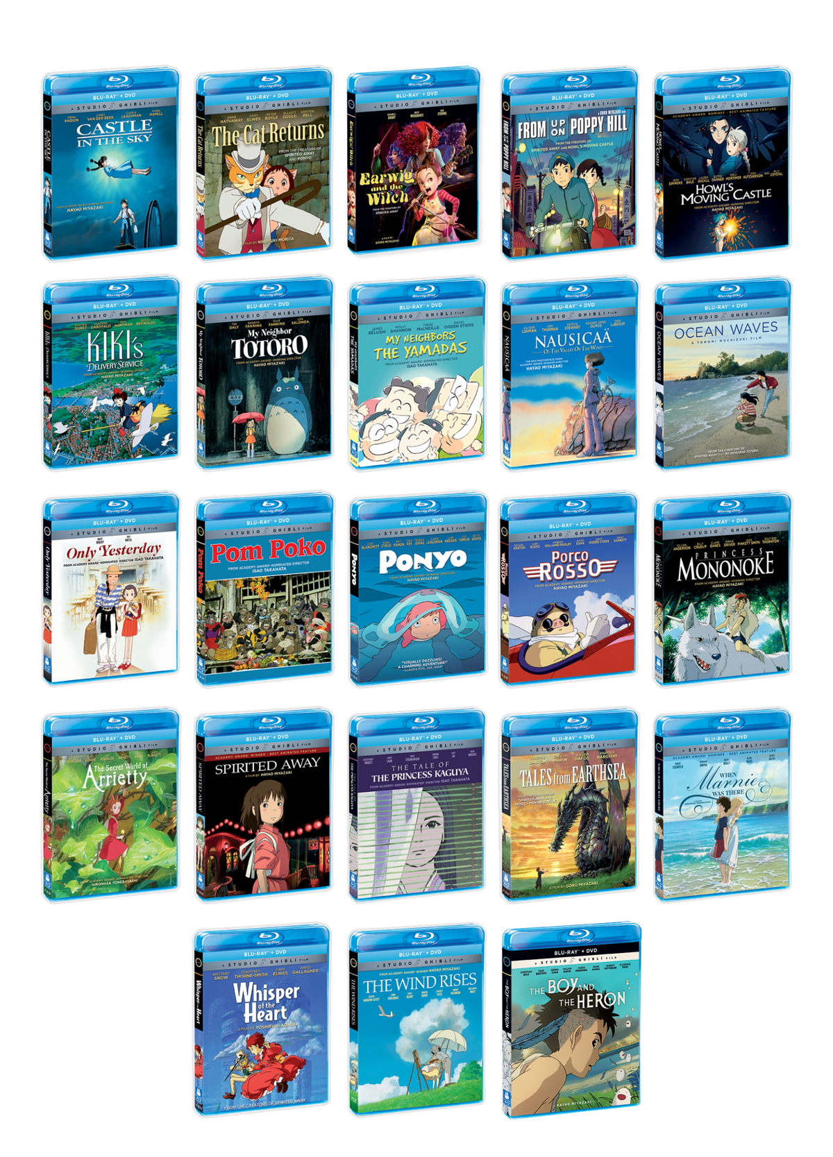 The World Of Studio Ghibli Blu-ray 23-Film Bundle