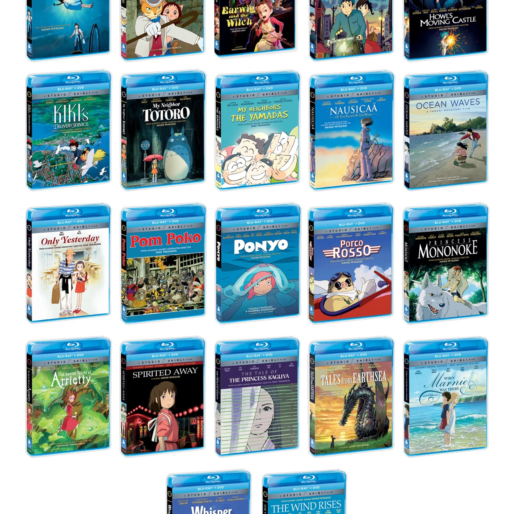 The World Of Studio Ghibli Blu-ray Bundle - Shout! Factory