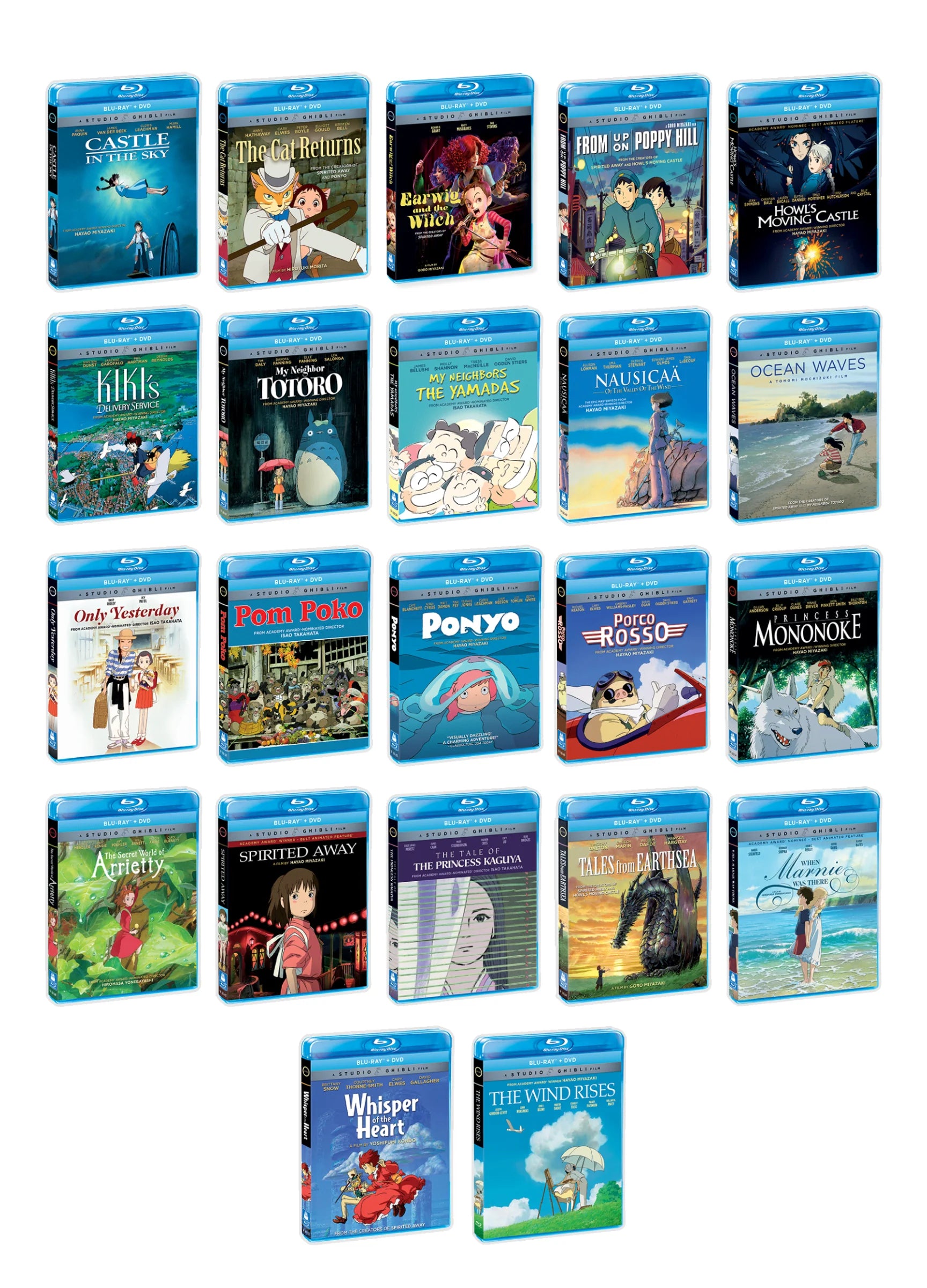 The World Of Studio Ghibli Blu-ray Bundle - Shout! Factory