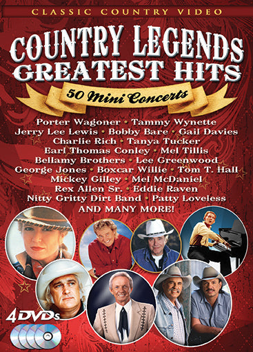 Country Legends Greatest Hits: 50 Mini Concerts - Shout! Factory