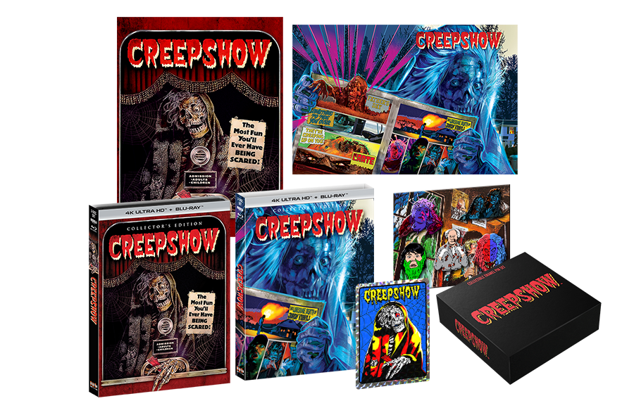 Creepshow [Collector's Edition] + Exclusive Posters + Exclusive Slipcover + Prism Sticker + Enamel Pin Set - Shout! Factory