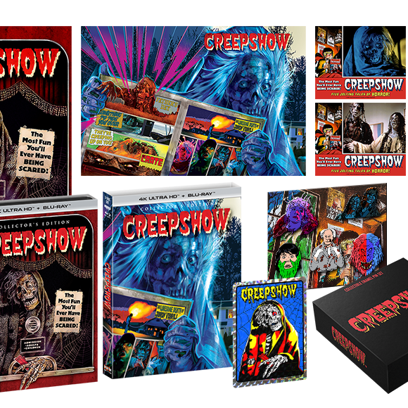 Creepshow [Collector's Edition] + Exclusive Posters + Exclusive Slipcover + Prism Sticker + Enamel Pin Set + Lobby Cards - Shout! Factory