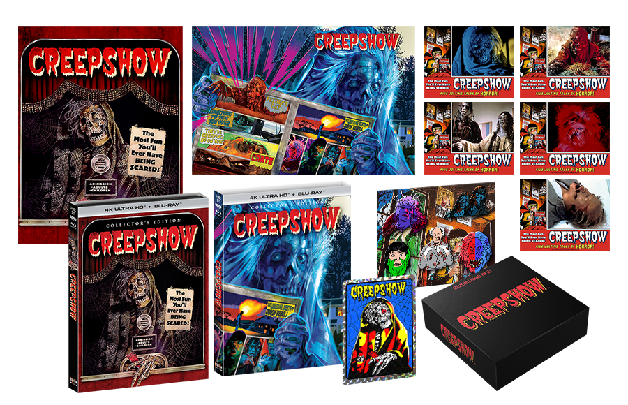 Creepshow [Collector's Edition] + Exclusive Posters + Exclusive Slipcover + Prism Sticker + Enamel Pin Set + Lobby Cards - Shout! Factory
