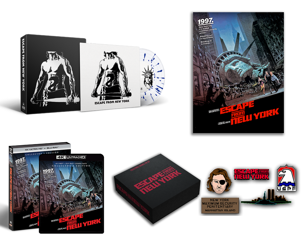 Escape From New York [Collector's Edition] + Vinyl + Enamel Pin Set + Poster - Shout! Factory