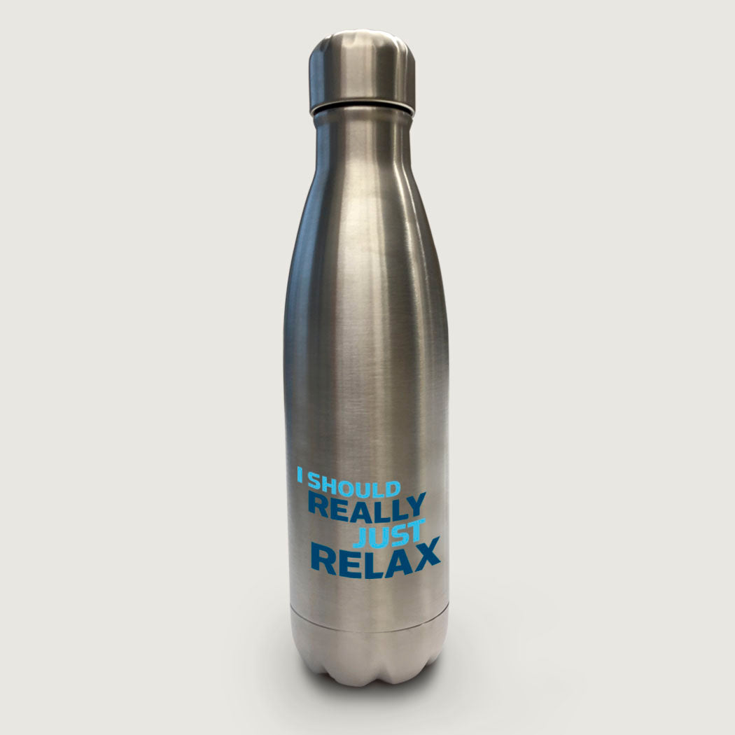 I Should Really Just Relax (17 Ounce Stainless Steel Water Bottle) - Shout! Factory