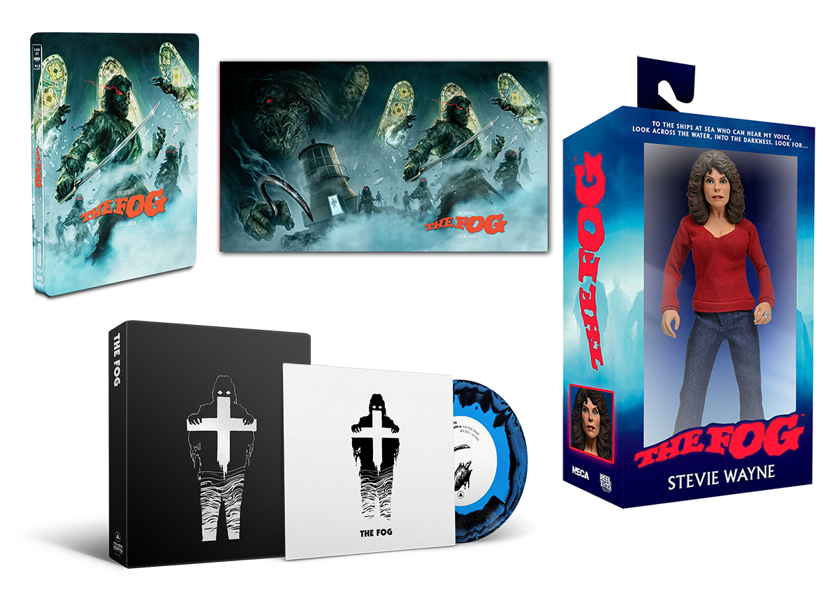 The Fog [Limited Edition Steelbook] + NECA Figure + 7" Vinyl + Poster - Shout! Factory