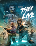 They Live [Limited Edition Steelbook] + Poster + Enamel Pin Set - Shout! Factory