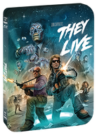 They Live [Limited Edition Steelbook] + Poster + Enamel Pin Set - Shout! Factory