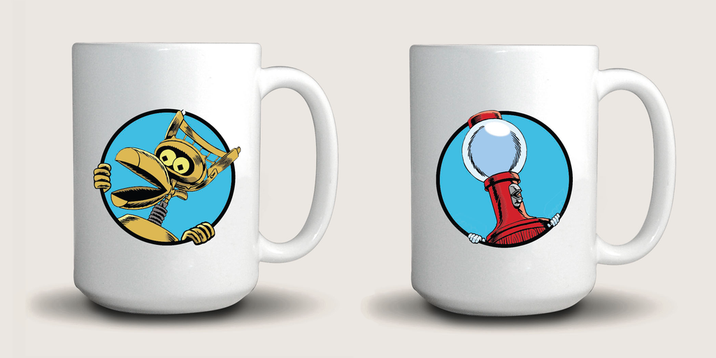 MST3K Tom Servo And Crow T. Robot (15 Ounce Two Coffee Mug Set) - Shout! Factory